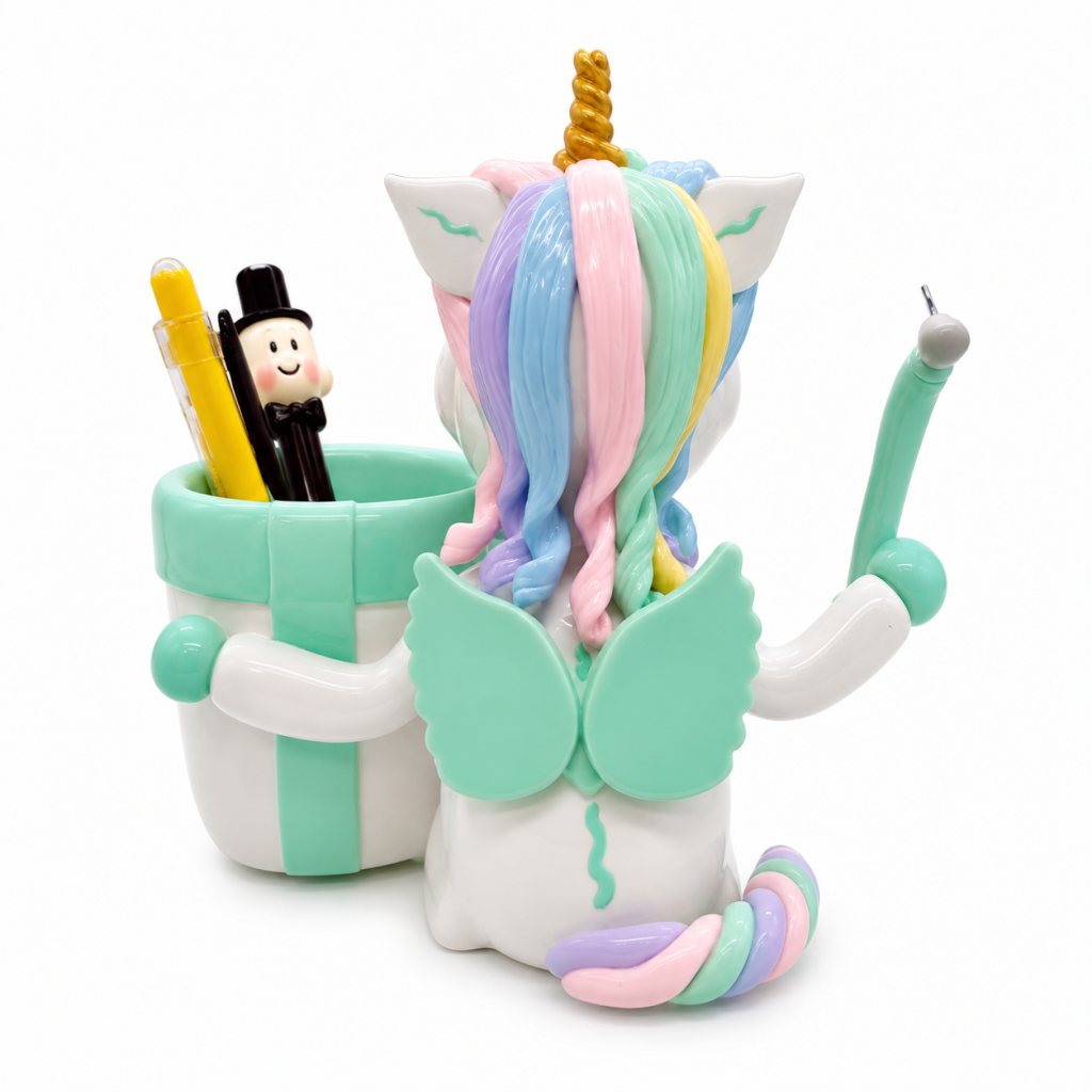 Portalápices Dental Unicornio con Brackets