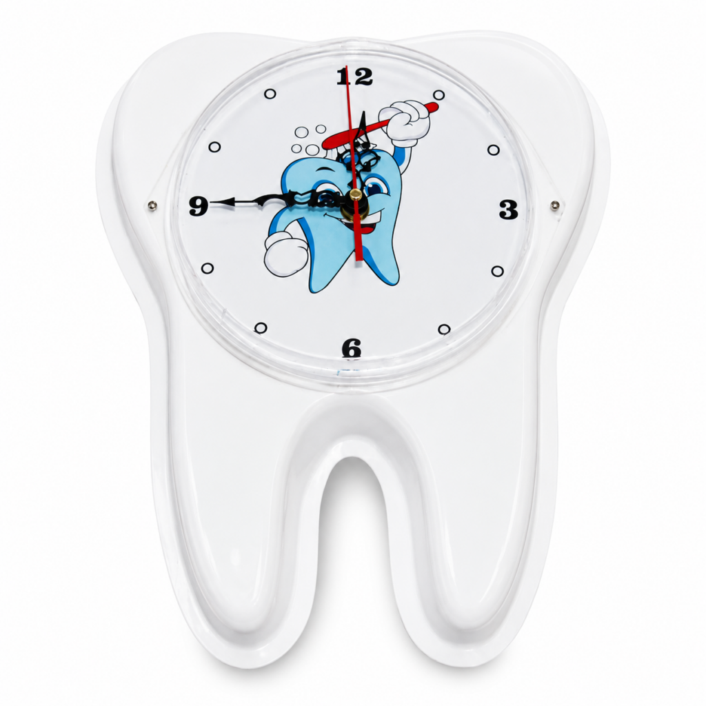 Reloj de Pared Temático para Clínicas Odontológicas y Salas de Espera