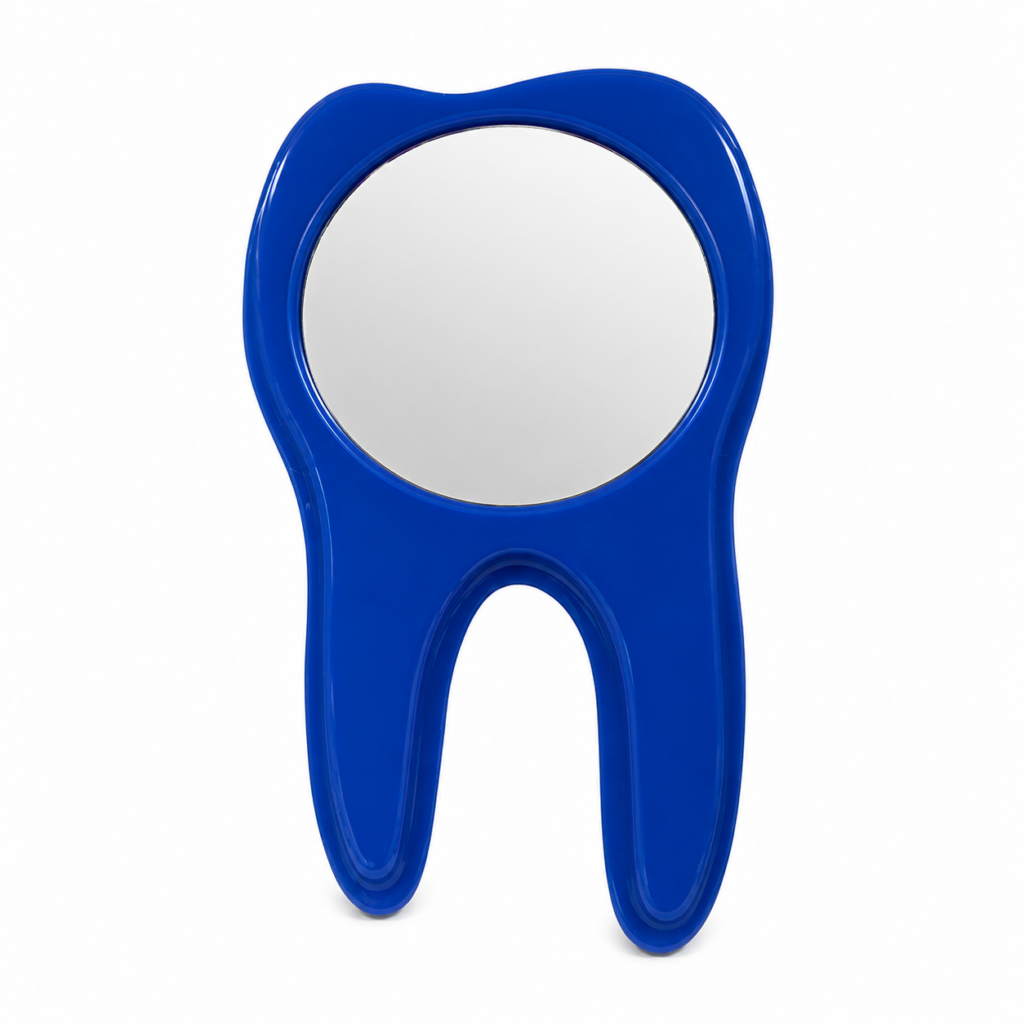 Espejo de Mano con Forma de Muela para Pacientes de Odontología