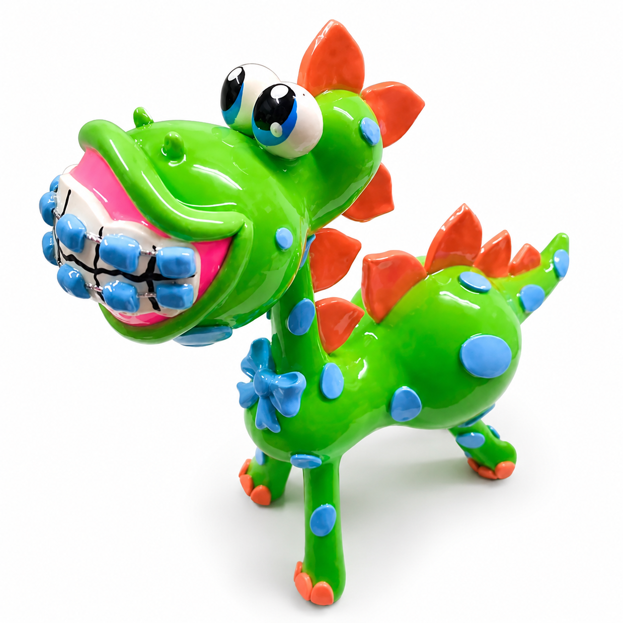 dinosaurio Dinosaurio con Brackets - Imagen 1